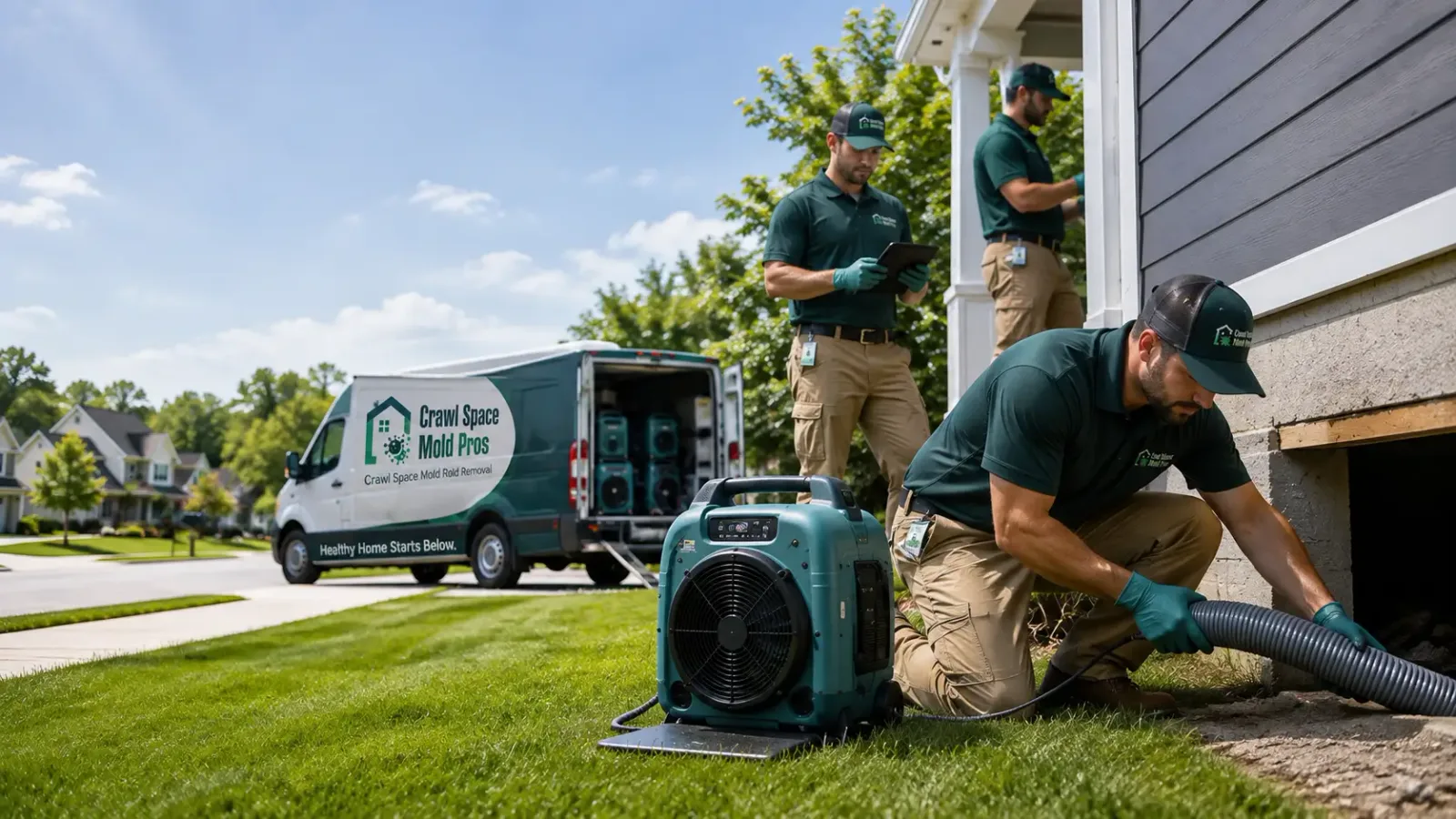 Crawl Space Mold Removal in New London, MO